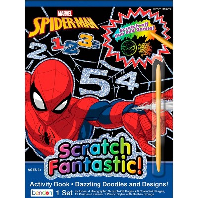 Bendon Scratch Art Spider-Man