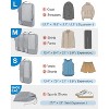 Compression Packing Cubes for Travel, 6 Set Travel Packing Cubes for Carry on Suitcases - 2 of 4