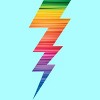 Adult Design By Humans Lightning Bolt Thunder Storm Pride By heybert00 Racerback Tank Top - 2 of 2