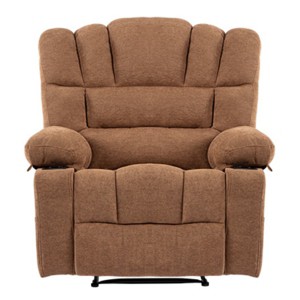Massage Electric Recliner Chair with 8-Point Vibration, Lumbar Heating, Chenille Recliner for Living Room or Bedroom Relaxation - Koiai - 1 of 4