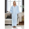 ADR Women's Cotton Nightgown, Long Sleeve Poet Nightshirt Ruffled Vintage Night Dress Gown - 2 of 4