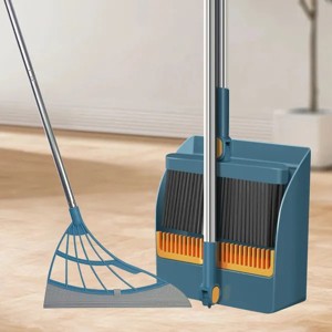 Racxily 3-Piece Broom Set, Suitable for Cleaning Carpets and Floors, Applicable to Offices, Kitchens and Homes, with Deep Cleaning Squeegee - 1 of 4