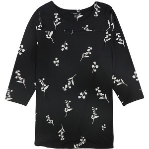Alfani Womens Cutout Floral Tunic Blouse - 1 of 1