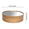 YIYIBYUS Round Bathroom Mirror Cabinet Wall Storage Cabinet Mirror, Gold - 4 of 4