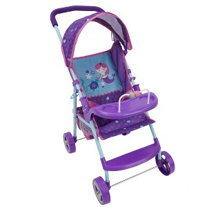 509: Mermaid Doll Travel System Stroller Set - 1 of 4