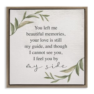 Stupell Industries Grieving Inspirational Heartfelt Phrase, 18" x 18" - 1 of 4