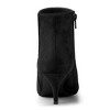 Allegra K Women's Pointed Toe Zip Stiletto Kitten Heel Ankle Booties - 3 of 4