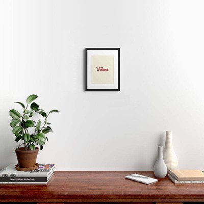 Urban Wild Studio Weekend in Red Framed Wall Art - Deny Designs