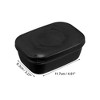 Unique Bargains Plastic Soap Dish Keep Soap Dry Soap Cleaning Storage for Home Bathroom Kitchen - 4 of 4