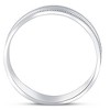 Pompeii3 6MM Flat Comfort Fit Mens Wedding Ring in 10k White Yellow Rose Gold or Platinum - 2 of 4