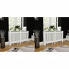 vidaXL Radiator Cover 2 pcs Engineered Wood - 2 of 4