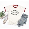 Simply Sage Market Women's Football Game Day Short Sleeve Ringer Tee - 2 of 3