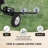 Yard Tuff ACR-600T 55 Inch V-Shaped Steel Tow Behind Acreage Rake with Pin Style Hitch for ATV, UTV, or Utility Trailer Attachment - 2 of 4