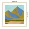 Amanti Art High California Hills III by Jacob Green Wood Framed Wall Art Print - 4 of 4