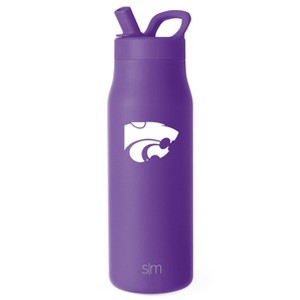 NCAA Kansas State Wildcats Simple Modern Mesa Stainless Water Bottle - 34oz - 1 of 3