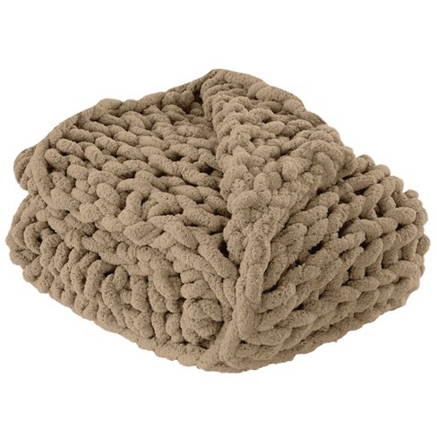 Chunky knit blanket discount target