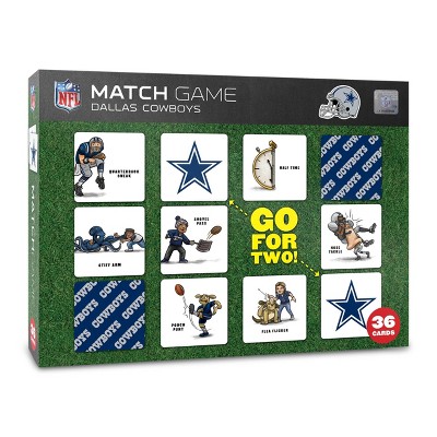 NFL Dallas Cowboys Memory Match Game