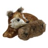 Northlight Laying Fox Christmas Figure - 16.5” - Brown - 2 of 3