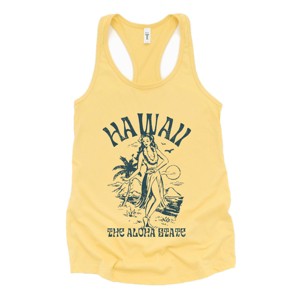 Simply Sage Market Hawaii The Aloha State Hula Racerback Tank - 1 of 3