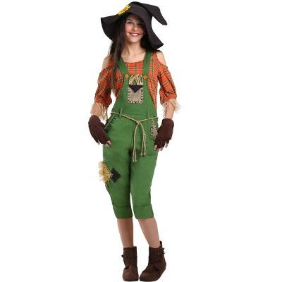 Halloweencostumes.com Small Women Scarecrow Costume For Women, Orange ...