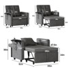 3-in-1 Sofa Bed with Wing Table, USB Ports, and Adjustable Backrest - 2 of 4