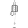 Progress Lighting Toll Collection 1-Light Outdoor Black Wall Lantern with Clear Beveled Glass Panels - 2 of 2
