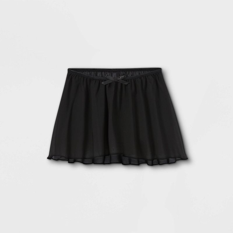 Girls' Dance Activewear Skirt - Cat & Jack™ Black, 1 of 3