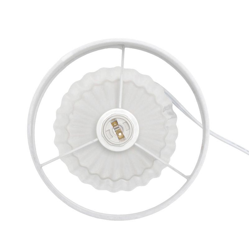 Petite Pleated Base Table Lamp Off-White - Simple Designs, 6 of 10