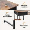 Kumasinova 32"/47" Office Desk with Drawers,Computer Desk with Fabric Side Bag/Storage Shelves,Gaming Desk for Office,Gaming&Study - 3 of 4