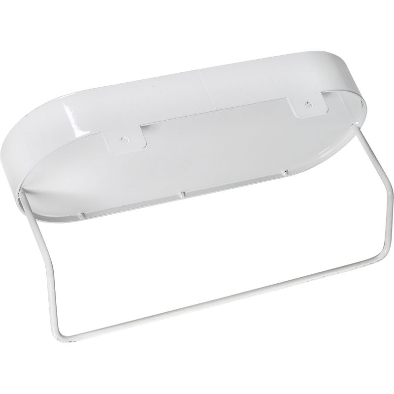Metal Wall Shelf with Towel Bar White - Honey-Can-Do, 4 of 8