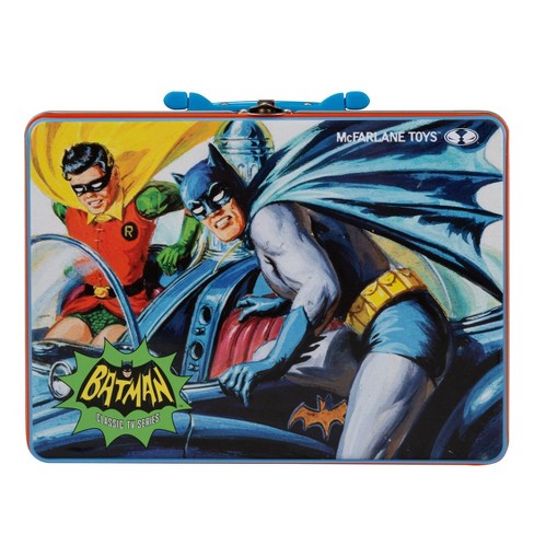 Dc Comics Retro Batman 66 With Lunchbox Nycc Exclusive Action Figure 4pk :  Target