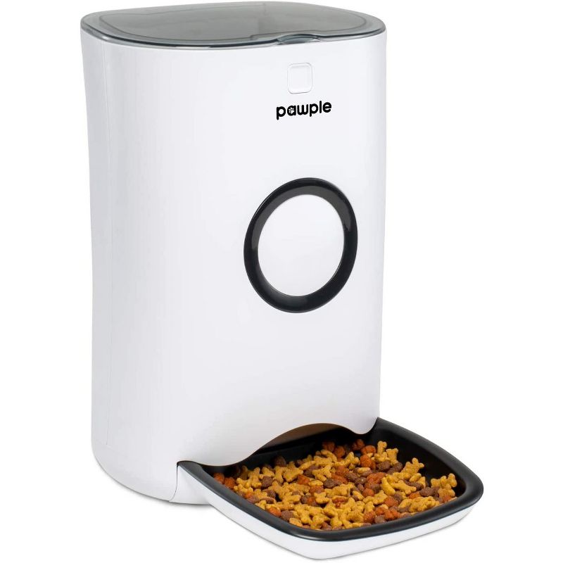 Pawple Automatic Pet Feeder, Cat & Dog Food Dispenser Bowl, 1 of 7