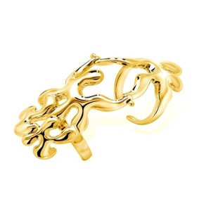 Lucy Quartermaine - Splash Armour Ring in Gold Vermeil - 1 of 4