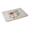 Shealeen Louise Wildflower Bouq Creme Memory Foam Bath Rug Cream - Deny Designs - 2 of 4