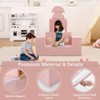 Multi-color Kids Couch, 6pcs Play Couch with Washable and Durable Covers Foam Modular Play Couch Convertible Sofa for Kindergarten Playroom Bedroom - 3 of 4