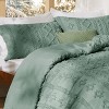 2-3 Pcs Tufted Boho Comforter Set Bed Set GentleSoft Farmhouse Shabby Chic Embroidery Bedding - 4 of 4