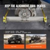 VEVOR Wheel Alignment Tool, 2-Pack Toe Alignment Toe Plates, Stainless Steel Wheel Alignment Tool Plate, Toe Angle Accurate Measurement, Gray - 3 of 4