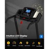 Foldable Treadmill with Incline, Folding Treadmill for Home Electric Treadmill Workout Running Machine, Handrail Controls Speed, Pulse Monitor,APP - 3 of 4
