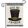 Briarwood Lane St. Patricks Day Garden Flag 12x18 For Outdoor Kiss Me I'm Irish Hat For St. Patricks Day Garden Flag Flags For Outside - 2 of 4