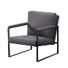DOMETOUR 26.8” Metal Frame Accent Armchair - 2 of 4