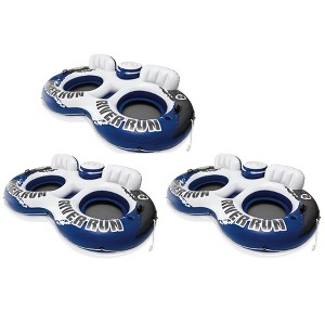 Intex River Run II 2-Person Water Tube w/ Cooler and Connectors (3 Pack) - 1 of 2