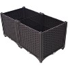 Mlmh & Kngwa 31"W Self-Watering Planter Box Raised Bed - 3 of 4