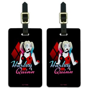 Harley Quinn Animated Series Harley Diamonds Luggage ID Tags Set of 2 - 1 of 4