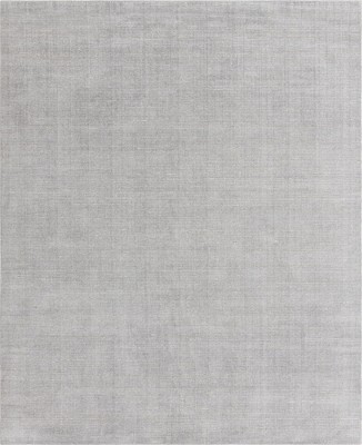 Gray Manor Hand-Knotted Wool Transitional Indoor Rug