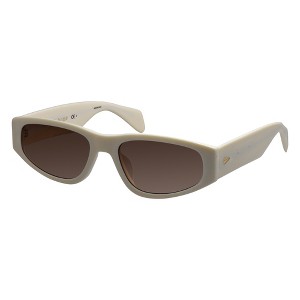 Rag & Bone RNB 1047/G/S 2MB Womens Oval Sunglasses Cream Gold 55mm - 1 of 3