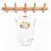 The Juniper Shop Mini Smiley Leaves Flutter Sleeve Bodysuit - 3 of 4