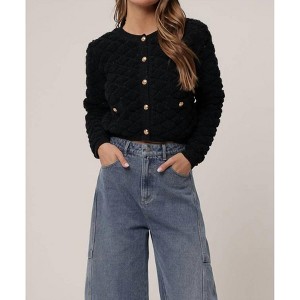 Women's Rhys Longsleeve Sweater - line and dot - 1 of 4
