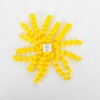 Bows And Sparkles 7" Fabric Curl Swirl Gift Bow Yellow - 2 of 2