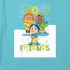 Girl's Cocomelon Snowy Friends Crop Top T-Shirt - 2 of 3
