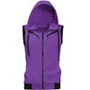 Lars Amadeus Men's Sleeveless Regular Fit Zipper Drawstring Hooded Vest Jacket - 3 of 4